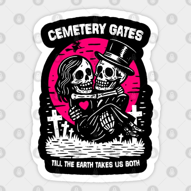 CEMETERY GATES Sticker by artslaves